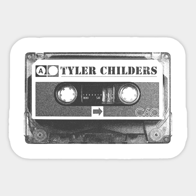 Tyler Childers / Old Cassette Pencil Style Sticker by Gemmesbeut